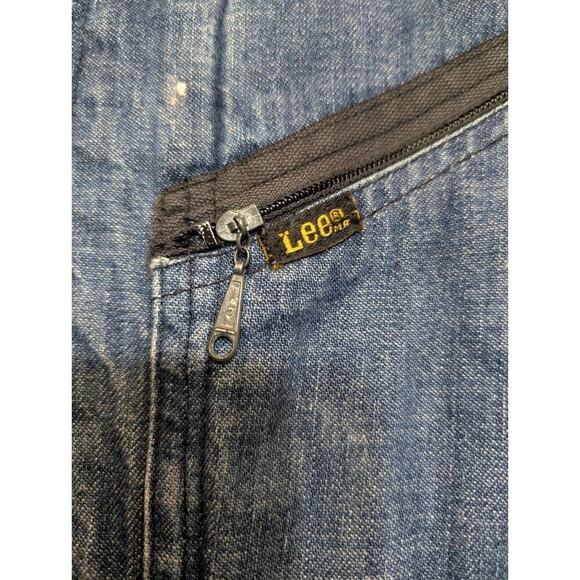 VTG 60-70 Lee Denim Jean Jacket 91B 36R Quilted Teardrop Talon Custom Honeycomb - Picture 6 of 16